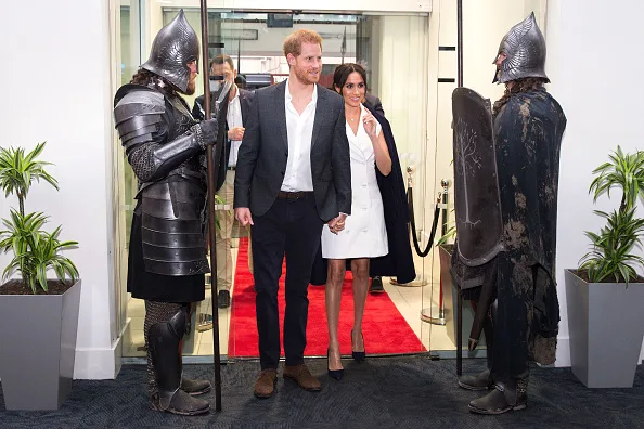 meghan markle wears short white dress to halloween event