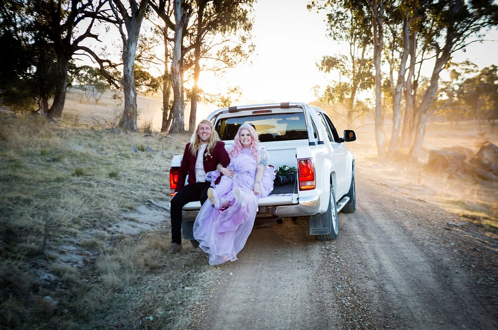 Budget wedding tips from Australian bride who had unicorn theme