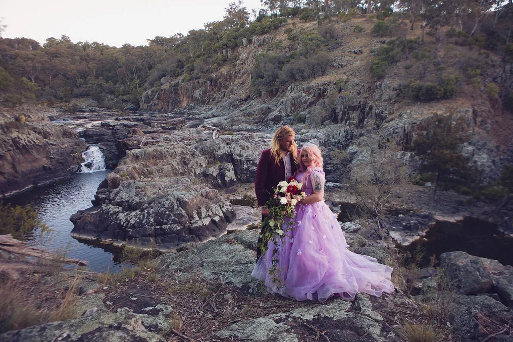 Budget wedding tips from Australian bride who had unicorn theme