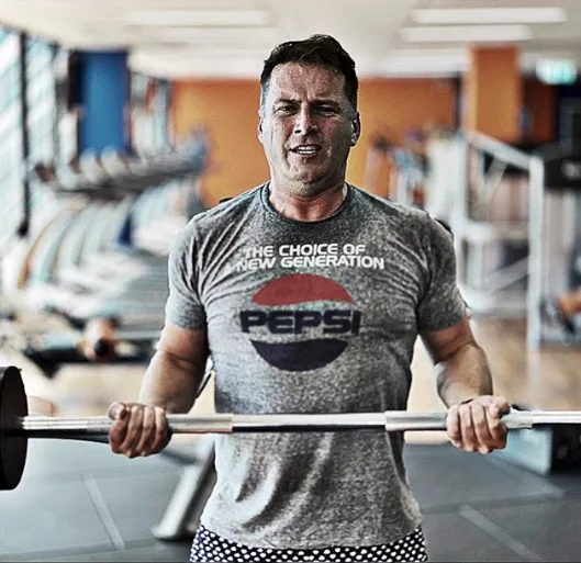 Karl has previously shared how he is getting in shape