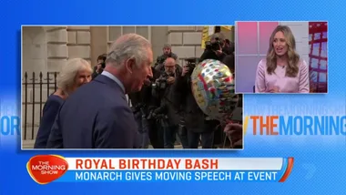 Royal expert Angela Mollard discussed Prince Charles’ birthday party on The Morning Show