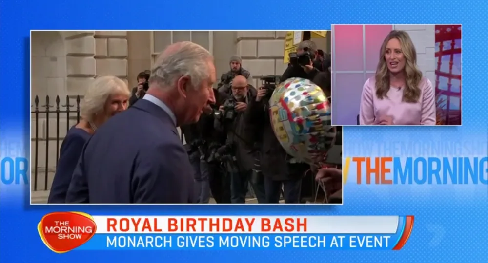 New Idea royal expert Angela Mollard appeared on The Morning Show