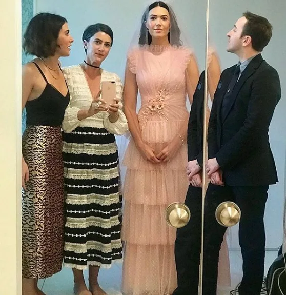 Mandy Moore wedding dress