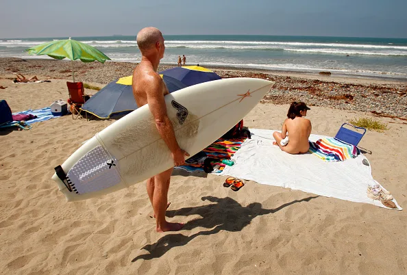 Nudist beach
