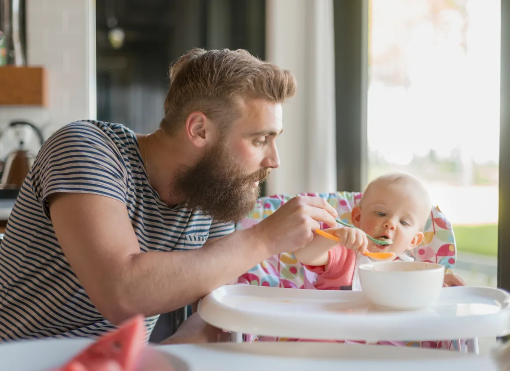 Giving baby a spoon too is a good way to get them interested in solids