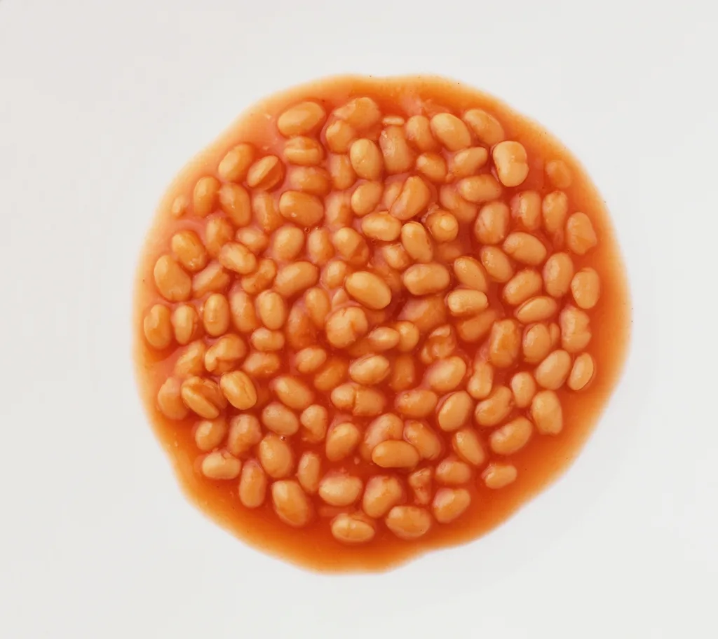 A happy baby is full of beans