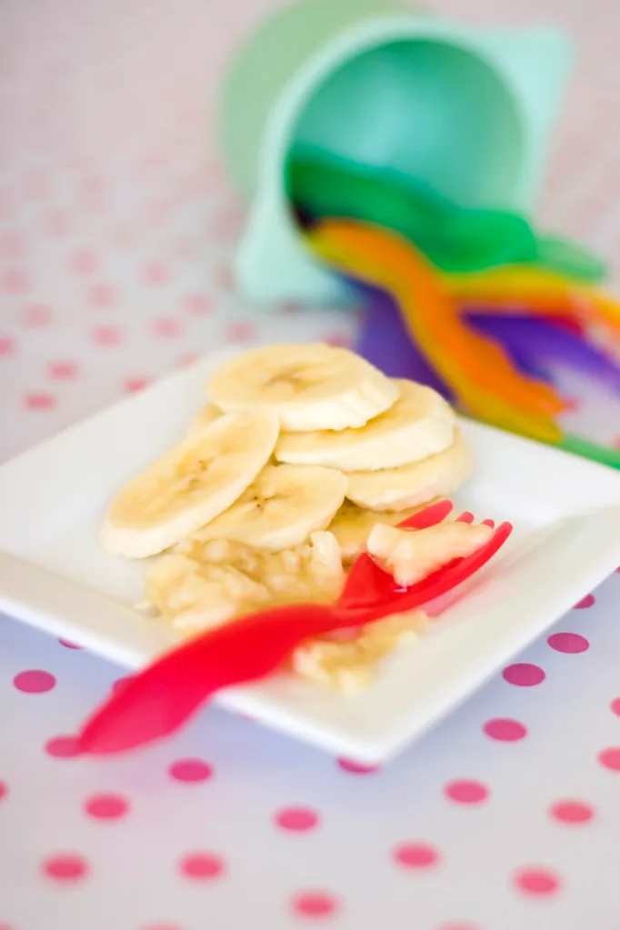 Time for texture: how about mashed banana?