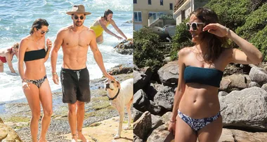 Laura’s growing beach bump!