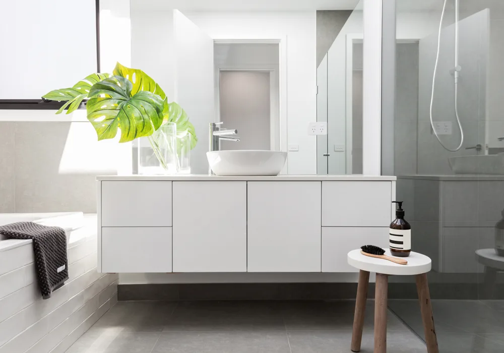hanging vanity