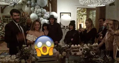 See Miley and Liam’s amazing wedding cake