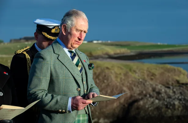 Prince Charles wears kilt to commemorate Scottish ship disaster