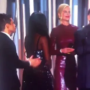 Nicole Kidman snubs Rami Malek at the Golden Globes