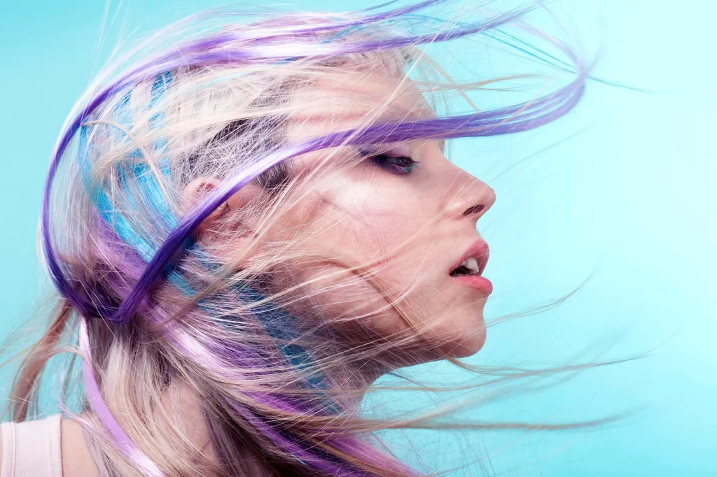 Blue hair