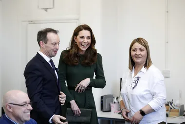 Kate meets families, young carers and volunteers