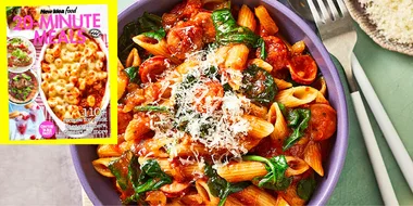 Cabanossi, Capsicum and Spinach Penne