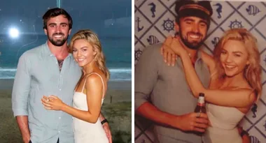 Home & Away’s Sam Frost is loved up in white at wedding with beau