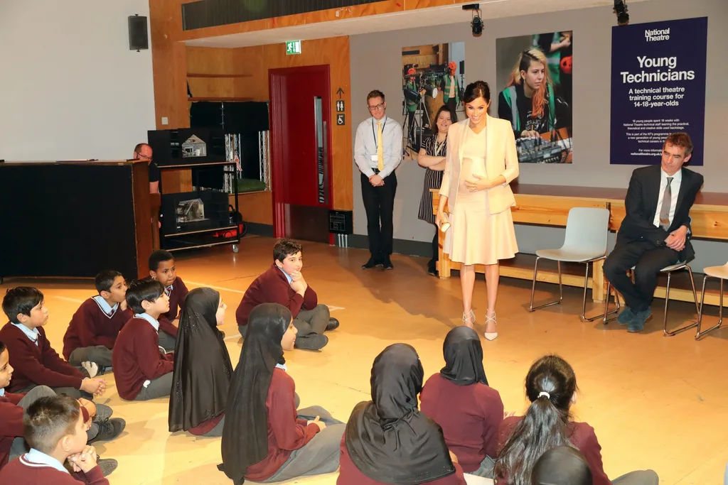 Meghan at the National Theatre