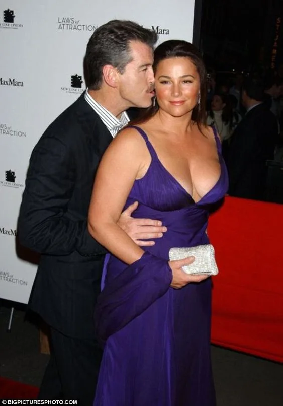 Pierce Brosnan with wife Keely