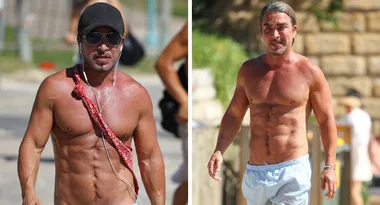 King’s Cross identity John Ibrahim shows off scars as he goes topless at Bondi Beach