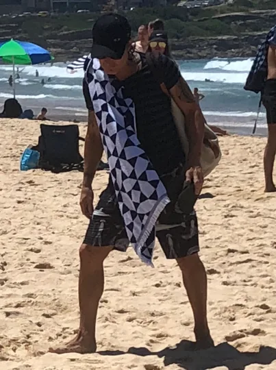 Keith Urban at Sydney's Maroubra Beach Feb 3