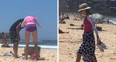 Nicole Kidman shows off her slim pins on day out at a Sydney beach