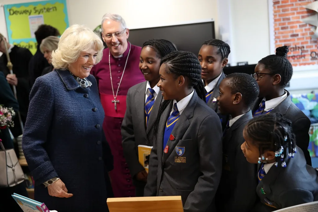 Camilla joined by Archbishop of Southwark