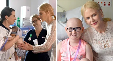 Nicole Kidman is visibly moved by visit to Sydney Children’s Hospital