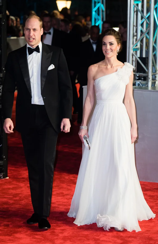 Kate Middleton and Prince William at BAFTAs 2019