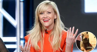 Reese Witherspoon takes a tumble at Jennifer Aniston’s 50th birthday bash