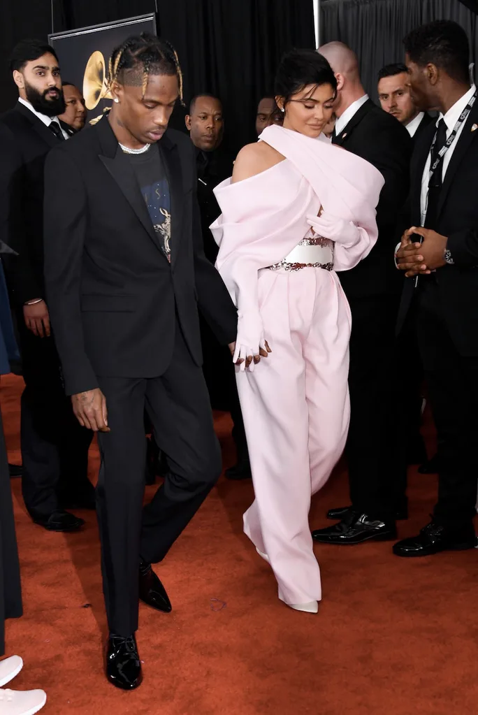Kylie Jenner Travis Scott Grammys 2019