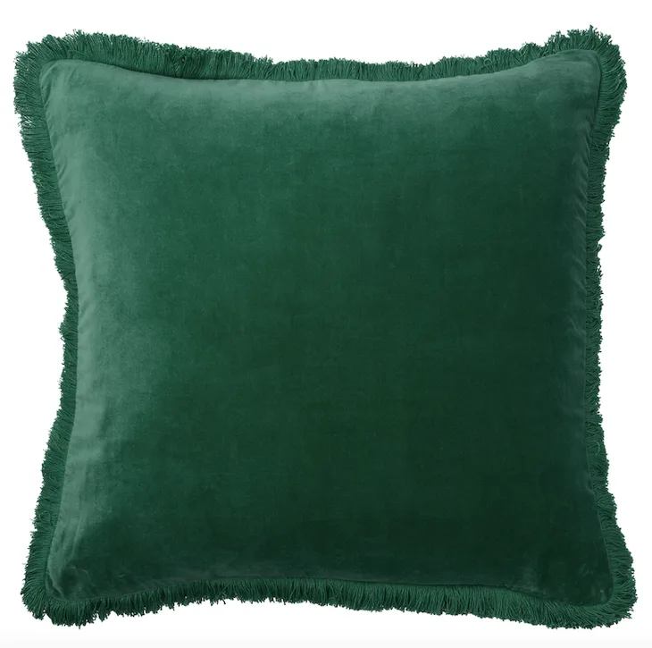 Velvet fringe emerald from The Design Hunter