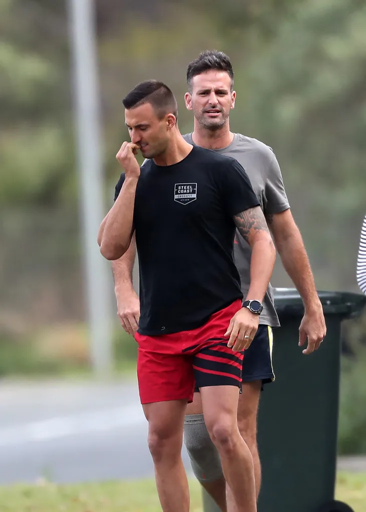 Married At First Sight Nic Jovanovic urinates in bush