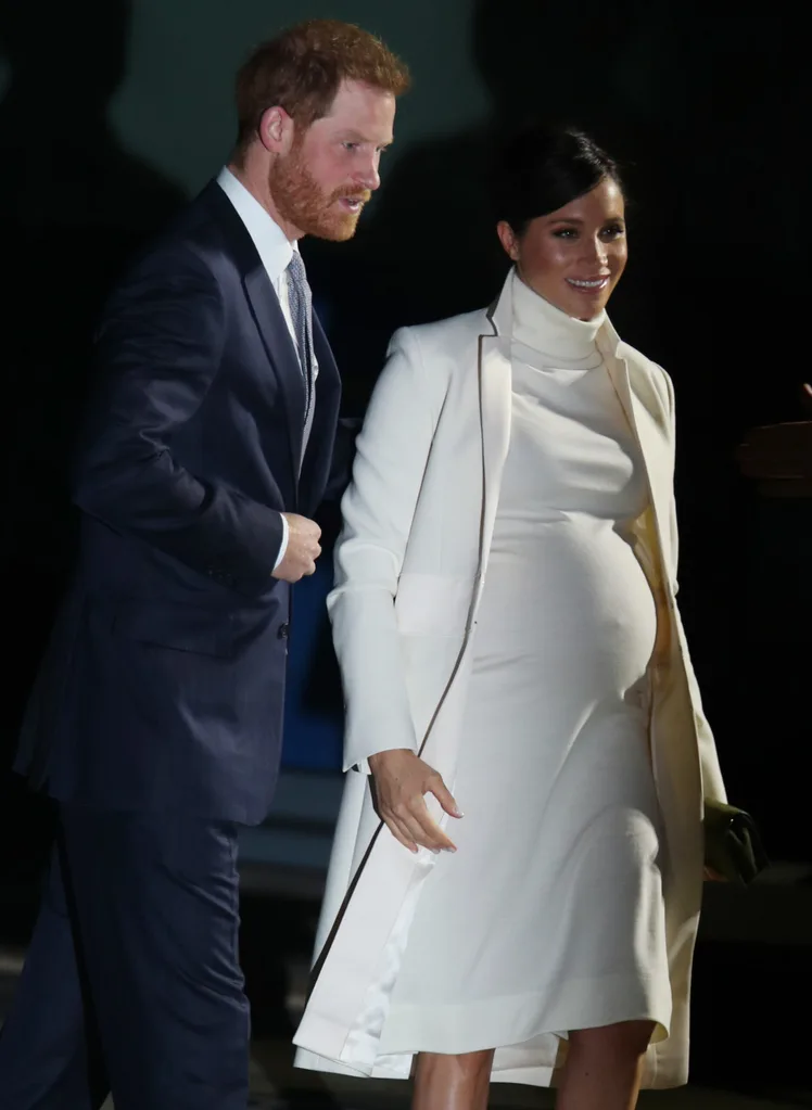 Megan stuns in white