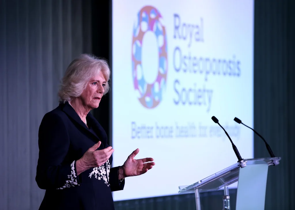 The Duchess Of Cornwall Attends The Launch Of The Royal Osteoporosis Society People