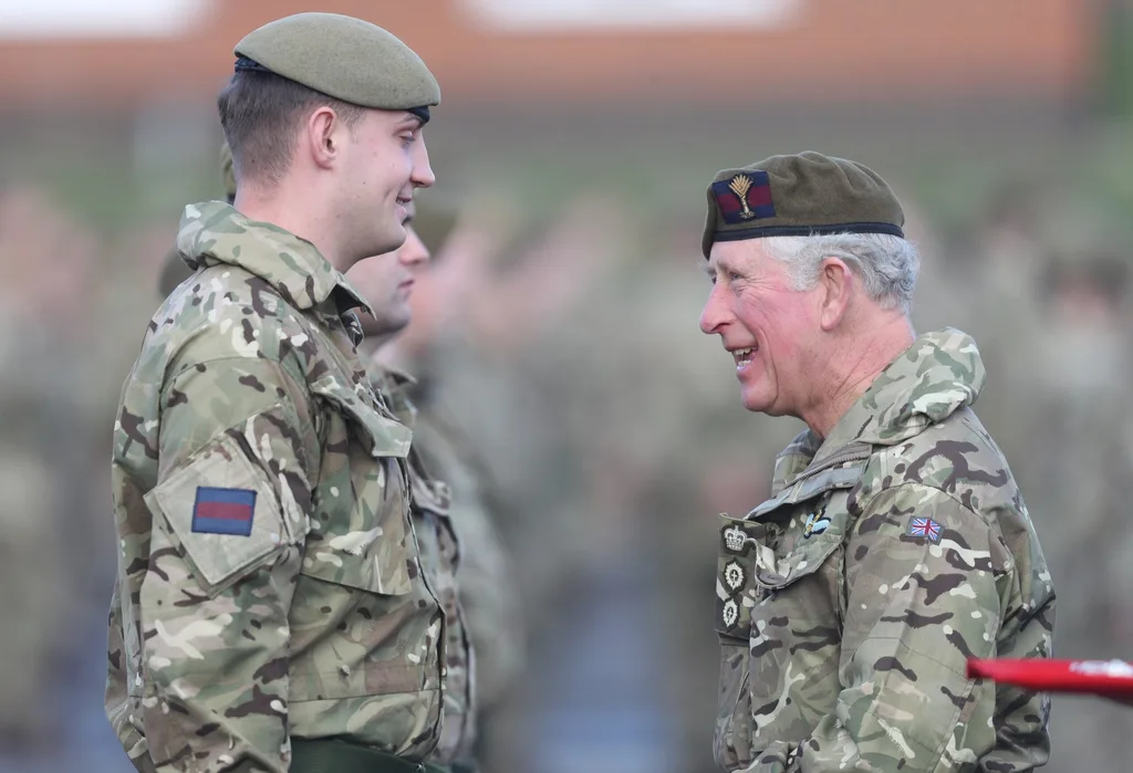 Charles presents medals