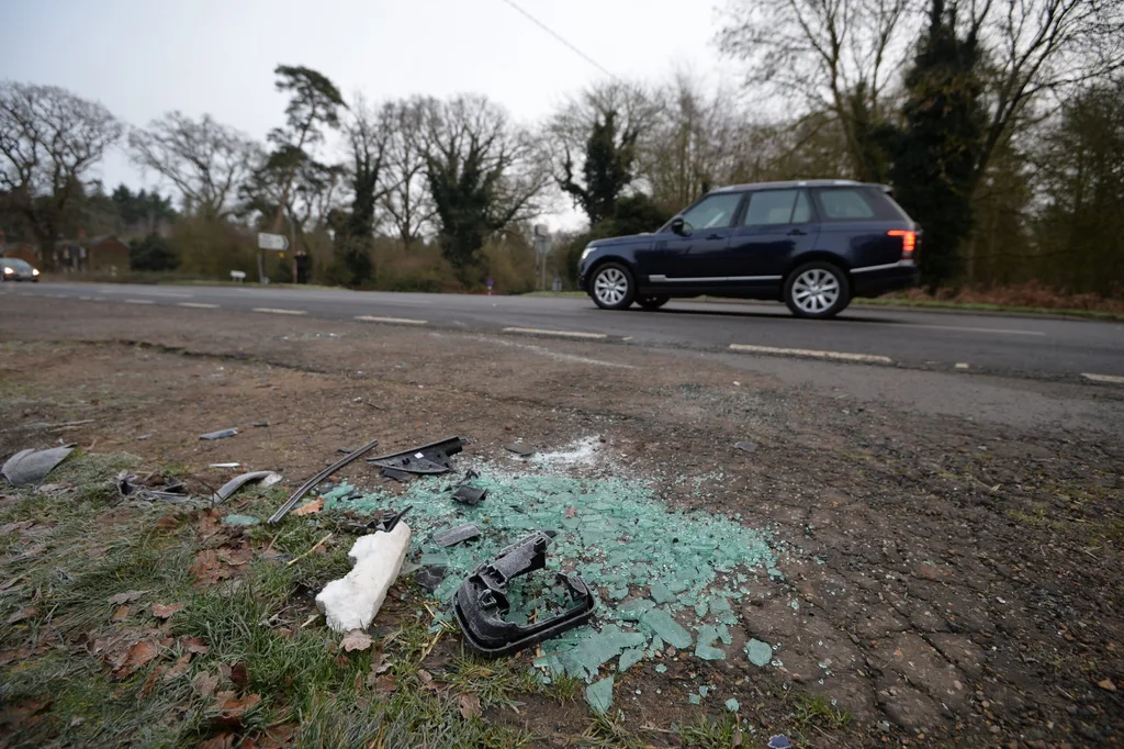 The scene of The Duke of Edinburgh's accident