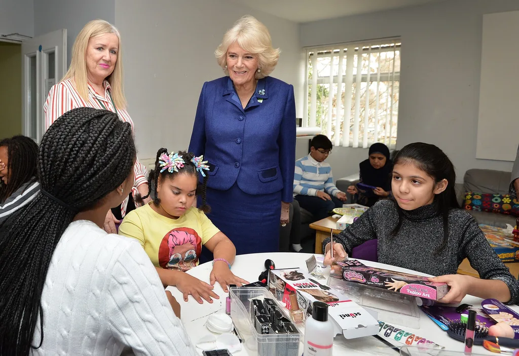 Camilla and young carers