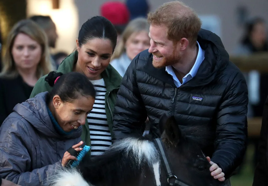 Meghan and Harry in Morocco