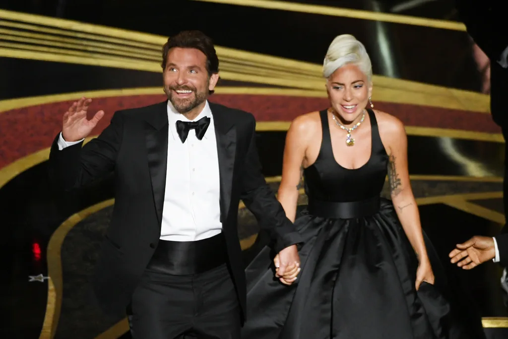 Gaga and Bradley Cooper at the Oscars