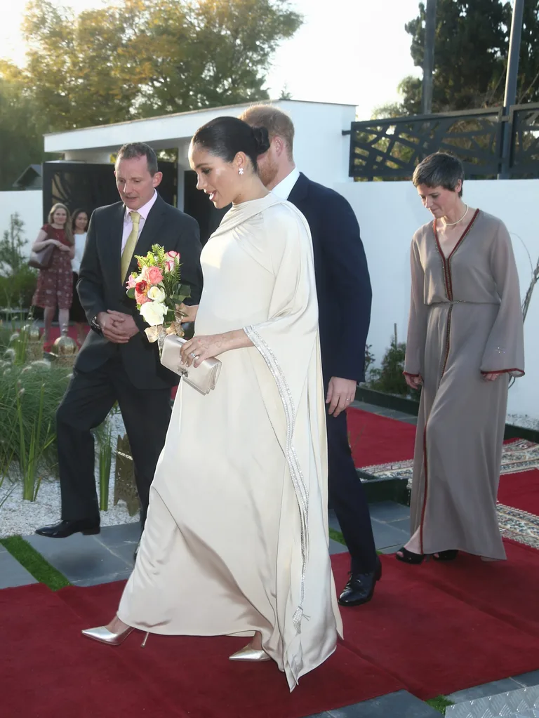 Meghan in long gown