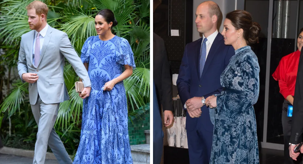 Meghan and Kate style contrast