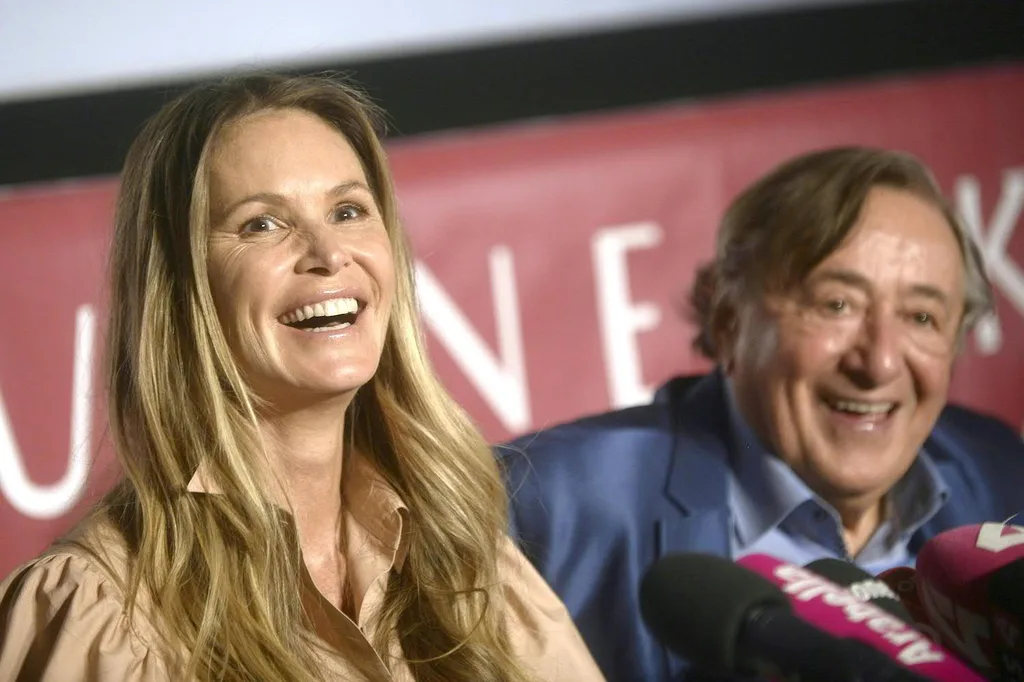 Elle MacPherson and Richard Lugner