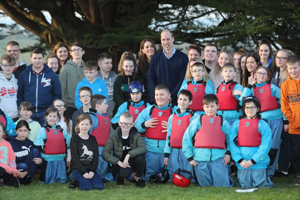 Kate and William with children