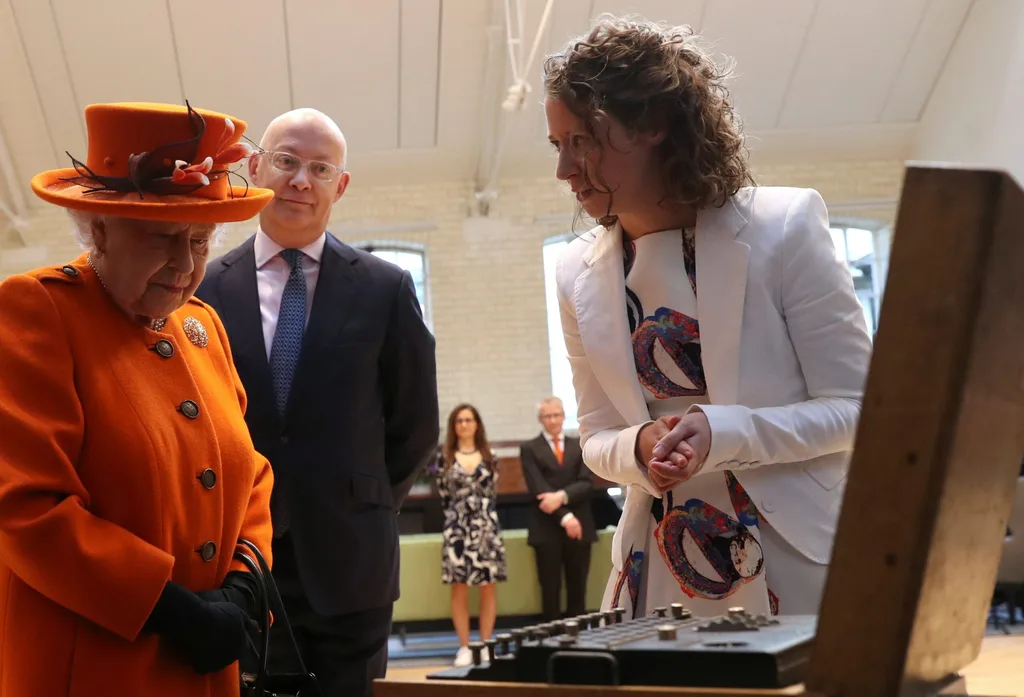 The Queen at the Science Museum