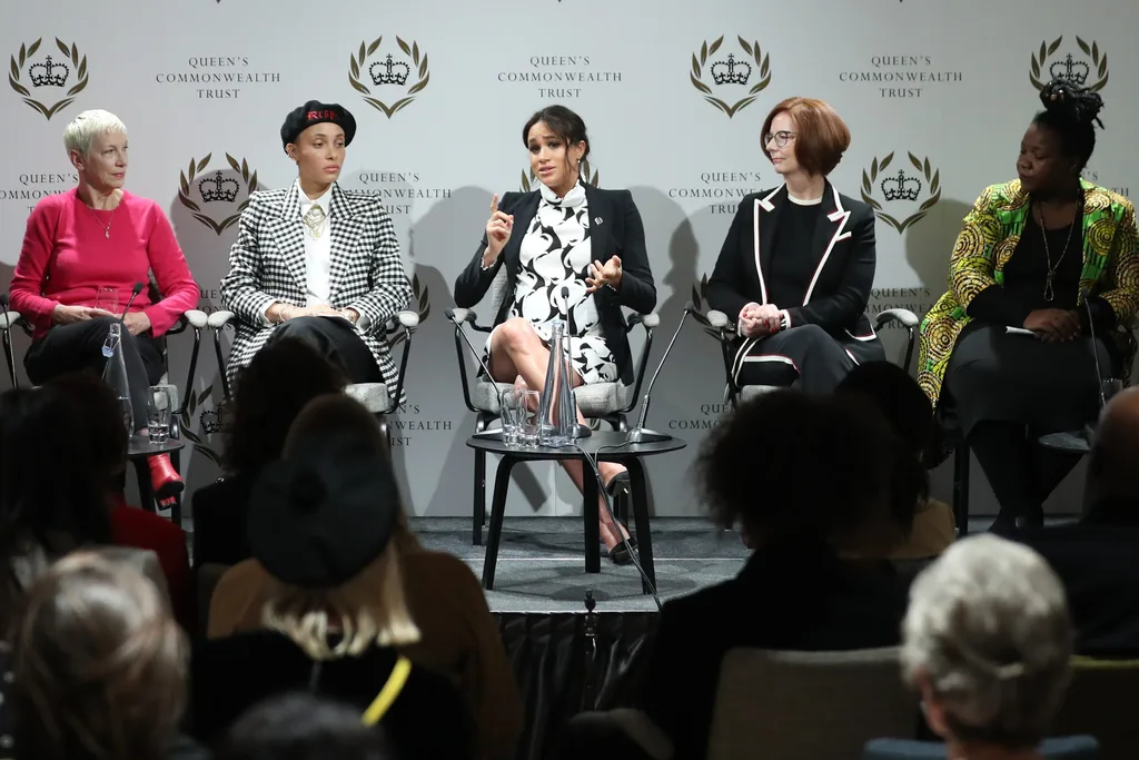 Meghan and panel