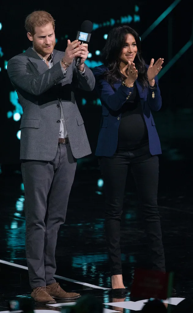 Meghan teaching Harry stage presence