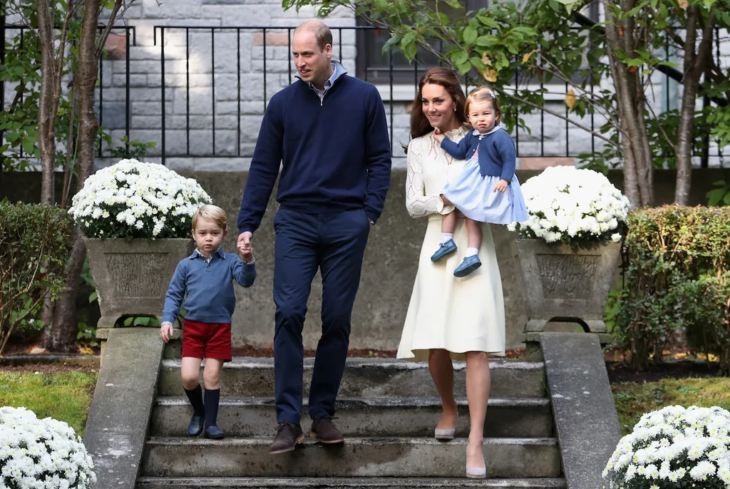 Prince George Prince William Kate Middleton Princess Charlotte