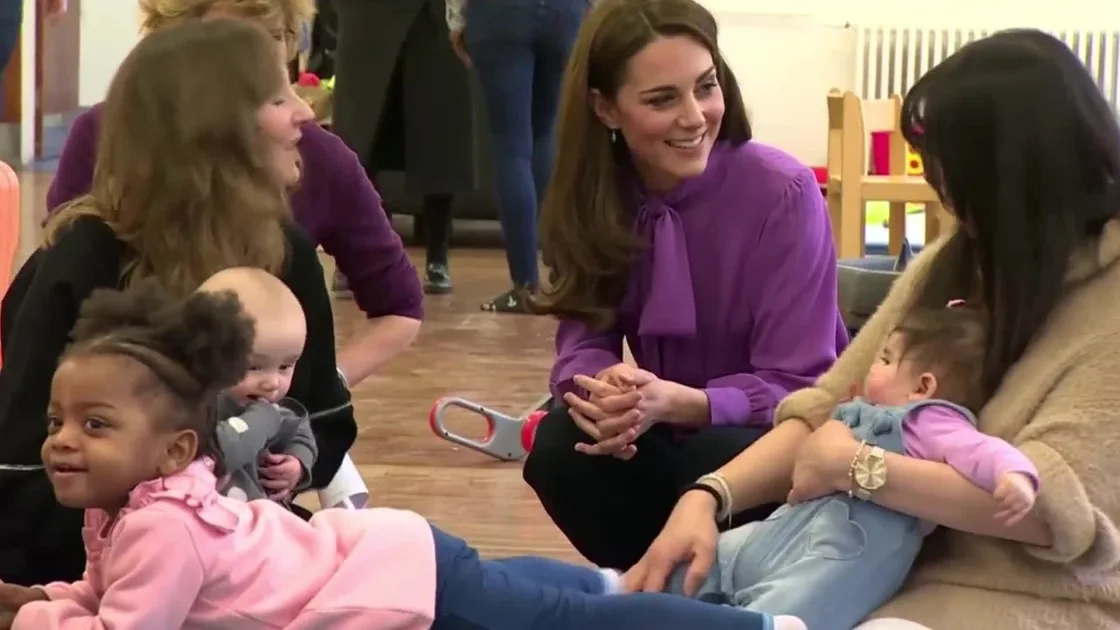 WATCH Kate Visits the Henry Fawcett Children's Centre in Kennington