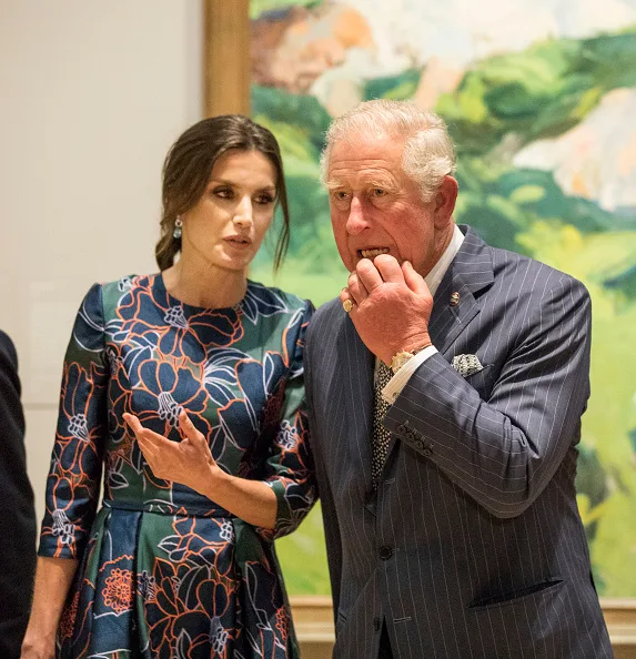 Prince Charles and Queen Letizia