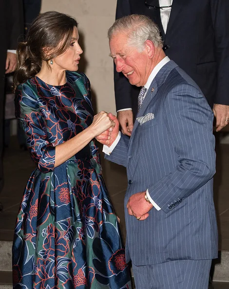 Prince Charles and Queen Letizia